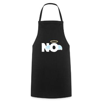 NO Innocent Fun Humor - Cooking Apron - black - Front - AI Model Male 185 dark (185cm)