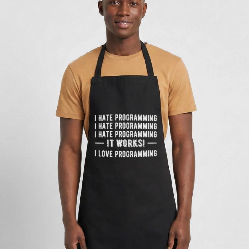 I Hate Programming - Funny Programmer II Cooking Apron