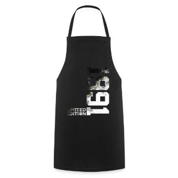 35E ANNIVERSAIRE ÉDITION LIMITÉE 1991 - Tablier de cuisine - noir - Devant - AI Model Male 185 dark (185cm)