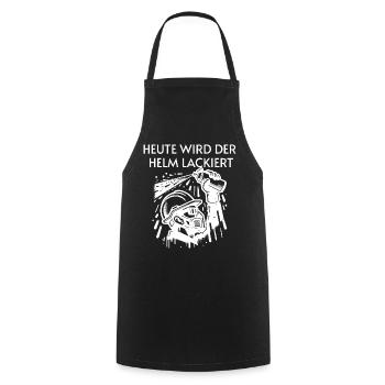 Beer - Today the helmet is painted Toast - Cooking Apron - black - Front - AI Model Male 185 dark (185cm)