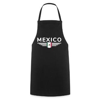 Mexico T-Shirt Design Culture & Tradition - Cooking Apron - black - Front - AI Model Male 185 dark (185cm)