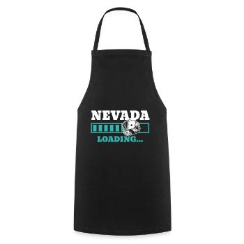 Nevada Store États-Unis État d’Amérique Voyage Nevadan - Tablier de cuisine - noir - Devant - AI Model Male 185 dark (185cm)