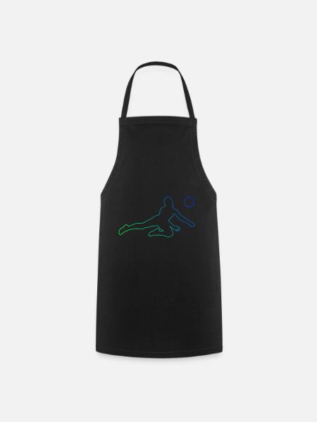 Volley-ball masculin Volley-ball Volley-ball Volley-ball - Tablier de cuisine - noir