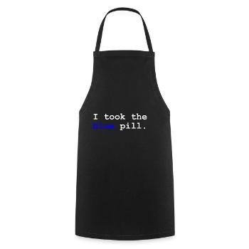 Matrice d'idées cadeaux nerd geek nerdy gift - Tablier de cuisine - noir - Devant - AI Model Male 185 dark (185cm)