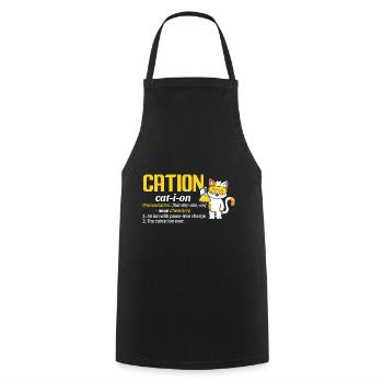 Science University Smart Mathematics T-Shirt - Cooking Apron - black - Front - AI Model Male 185 dark (185cm)