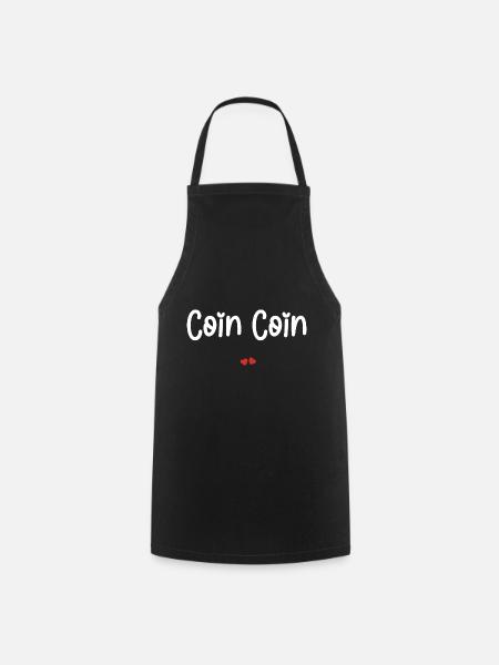 Coin coin - Tablier de cuisine - noir
