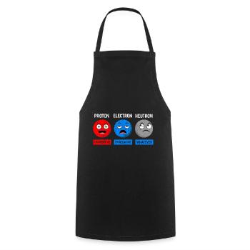 Chimie - Tablier de cuisine - noir - Devant - AI Model Male 185 dark (185cm)