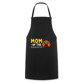 Circus Birthday Party Mama Theme Ringmaster - Cooking Apron - black - Front - AI Model Male 185 dark (185cm)