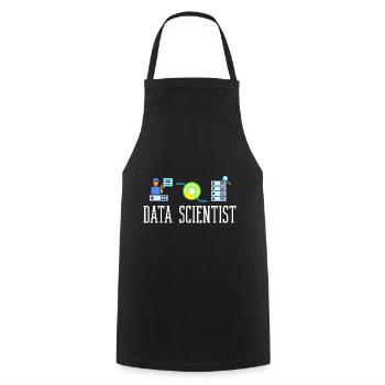 Data Scientist Data Science Science - Tablier de cuisine - noir - Devant - AI Model Male 185 dark (185cm)
