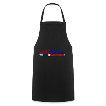 Le cadeau pour le carnaval il de Mayence - Tablier de cuisine - noir - Devant - AI Model Male 185 dark (185cm)