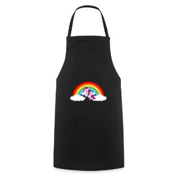 Unicorn mythical animal unicorn shirt unicorns - Cooking Apron - black - Front - AI Model Male 185 dark (185cm)