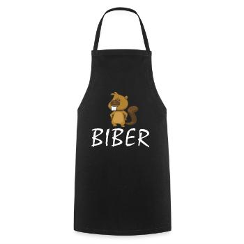 castor - Tablier de cuisine - noir - Devant - AI Model Male 185 dark (185cm)