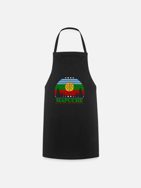 Mapuche - Tablier de cuisine - noir