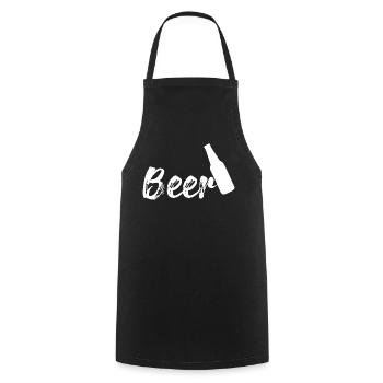 Bier tshirt - Kochschürze - Schwarz - Vorne - AI Model Male 185 dark (185cm)