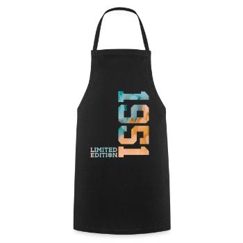 75E ANNIVERSAIRE ÉDITION LIMITÉE 1951 - Tablier de cuisine - noir - Devant - AI Model Male 185 dark (185cm)
