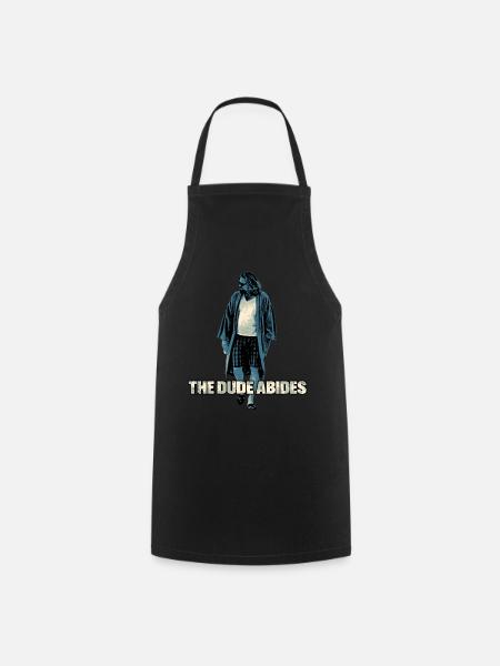 The Big Lebowski Dude -The Dude Abides - Cooking Apron - black