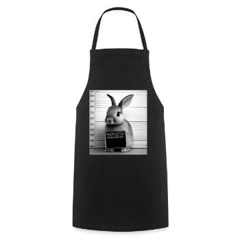 Conception amusante de lapin de Pâques pour les éleveurs de lapins - Tablier de cuisine - noir - Devant - AI Model Male 185 dark (185cm)