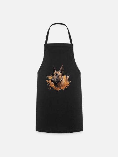 Belgian Shepherd Malinois - Cooking Apron - black