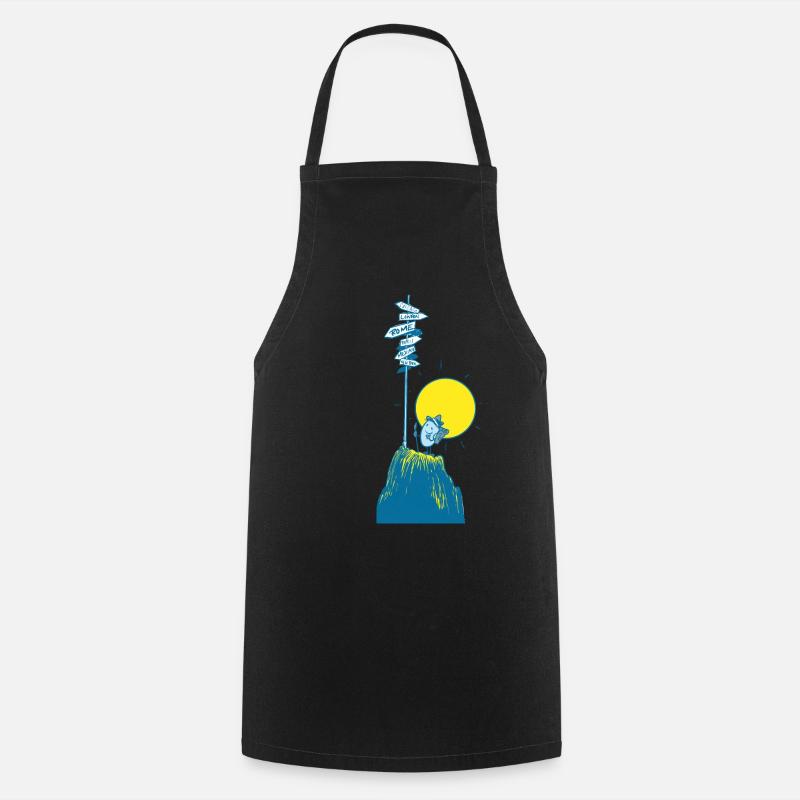 The Wanderer - Cooking Apron - black