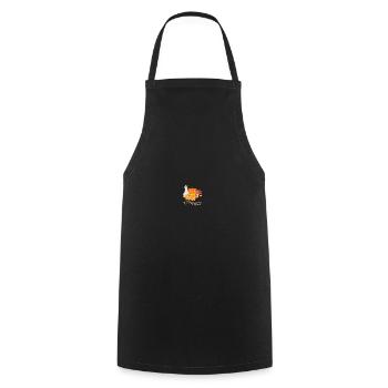 Cacatoès Birdwatcher Halloween Spooky - Tablier de cuisine - noir - Devant - AI Model Male 185 dark (185cm)