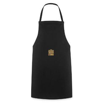 Hero 1998 - Cooking Apron - black - Front - AI Model Male 185 dark (185cm)