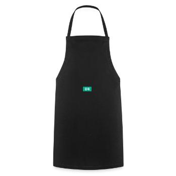 UBahn Line Munich U4 Public Transport Gift - Cooking Apron - black - Front - AI Model Male 185 dark (185cm)
