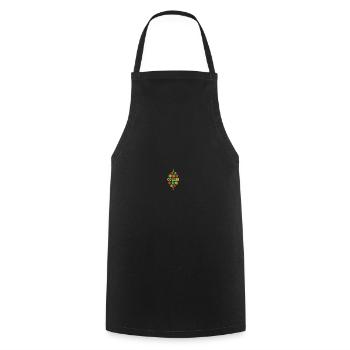 Inscription Collin - Tablier de cuisine - noir - Devant - AI Model Male 185 dark (185cm)