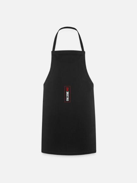 You Are Owlsome - Wonderful Owl Pun - Cooking Apron - black