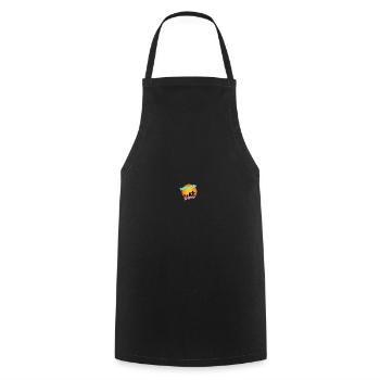 Munich Vice Miami Vice rétro des années 80 - Tablier de cuisine - noir - Devant - AI Model Male 185 dark (185cm)
