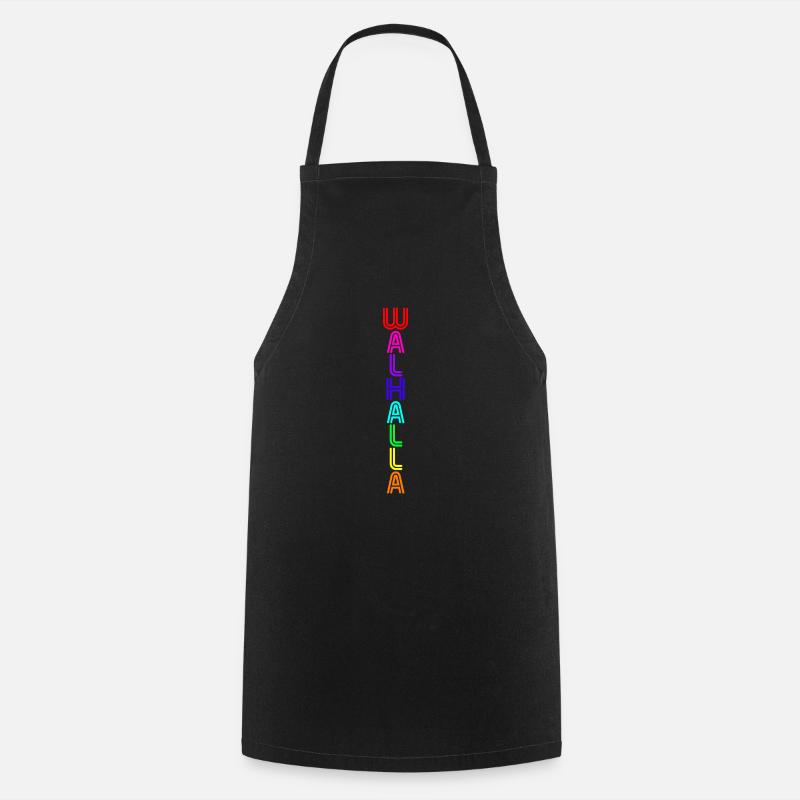 Wallhalla -neon- - Cooking Apron - black