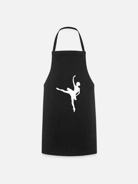 Danseuse ballerine - Tablier de cuisine - noir