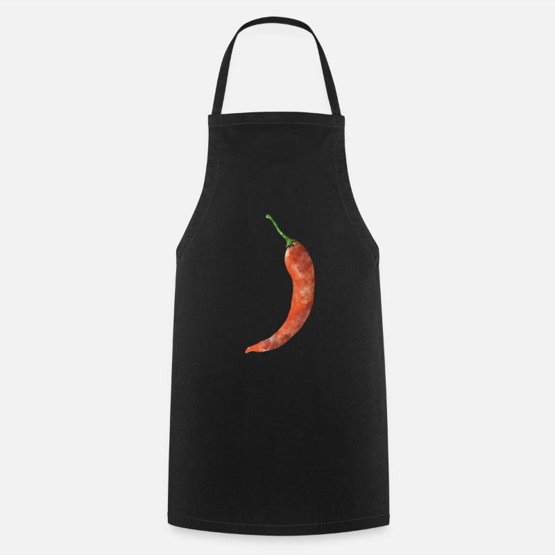 Chilli - Kochschürze - Schwarz