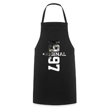 ORIGINAL 29E ANNIVERSAIRE COOL 1997 - Tablier de cuisine - noir - Devant - AI Model Male 185 dark (185cm)