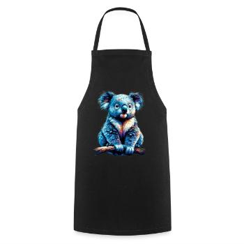Koala - Cooking Apron - black - Front - AI Model Male 185 dark (185cm)