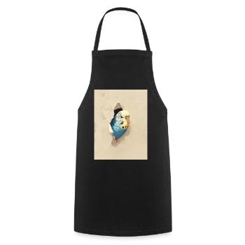 Perruche ondulée - Tablier de cuisine - noir - Devant - AI Model Male 185 dark (185cm)