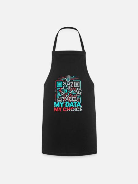 My data - Cooking Apron - black