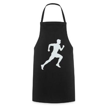 Running Silhouette Sprint - Cooking Apron - black - Front - AI Model Male 185 dark (185cm)