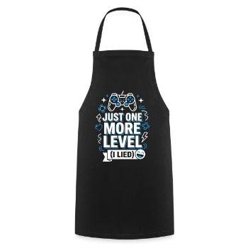 Juste un dernier niveau de gamer qui dit - Tablier de cuisine - noir - Devant - AI Model Male 185 dark (185cm)