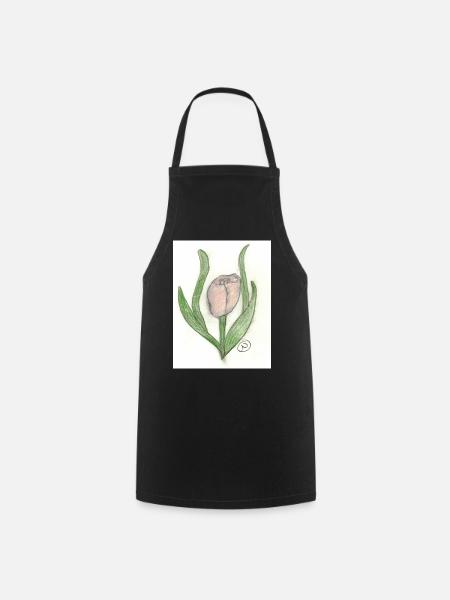Tulpe - Kochschürze - Schwarz