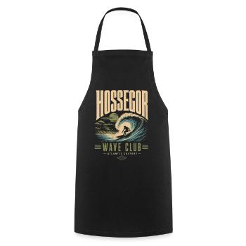 Hossegor Surfing - Tablier de cuisine - noir - Devant - AI Model Male 185 dark (185cm)