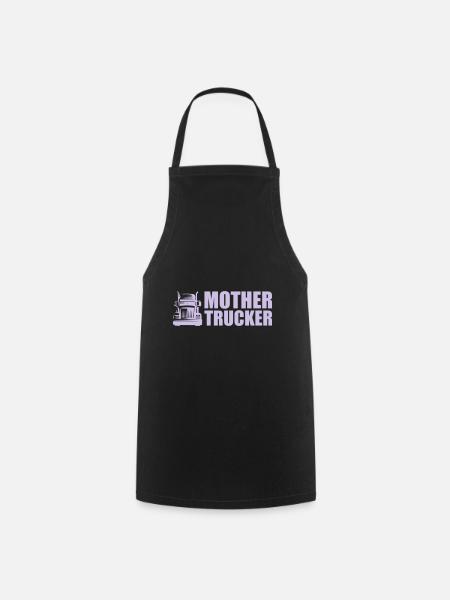 Mother Trucker - Kochschürze - Schwarz