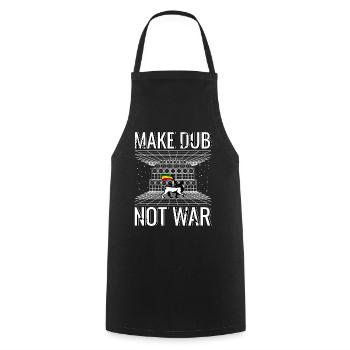 Faites du doublage pas de la guerre - Tablier de cuisine - noir - Devant - AI Model Male 185 dark (185cm)