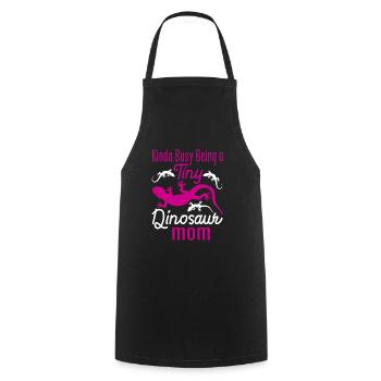 Crowned Gecko Crested Gecko Double Finger Gecko - Cooking Apron - black - Front - AI Model Male 185 dark (185cm)