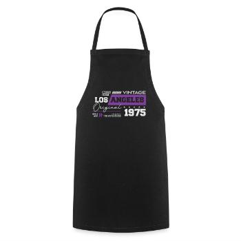 1975 Vintage Born Legend 49 Birthday - Cooking Apron - black - Front - AI Model Male 185 dark (185cm)