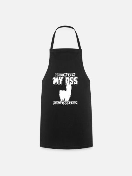 Alpaca Funny - Cooking Apron - black