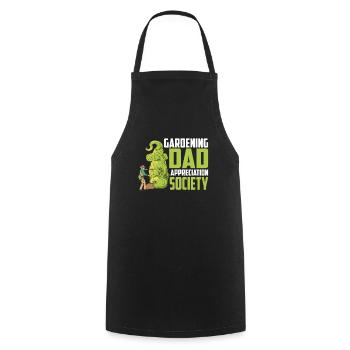 Hobby Gardener Garden Funny Gardening Father - Cooking Apron - black - Front - AI Model Male 185 dark (185cm)