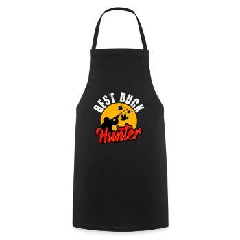 Best Duck Hunter - Cooking Apron - black - Front - AI Model Male 185 dark (185cm)