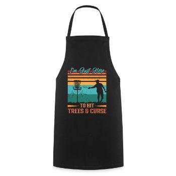 Frisbee Player Disc Golf Frisbee Competition - Tablier de cuisine - noir - Devant - AI Model Male 185 dark (185cm)