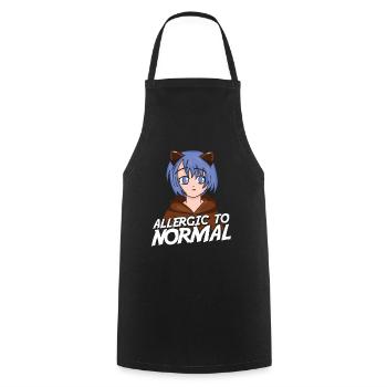 Furry Fandom Fursuits Funny - Cooking Apron - black - Front - AI Model Male 185 dark (185cm)