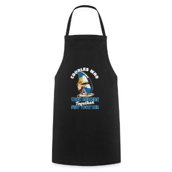 Wing Surf Wing Foil Paar - Kochschürze - Schwarz - Vorne - AI Model Male 185 dark (185cm)